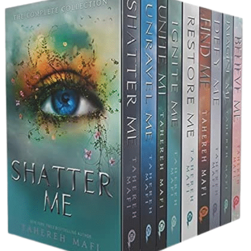 Shatter me series combo : ( shatter me + find me + ignite me + unravel me + restore me + believe me + imagine me + unite me + defy me+ )